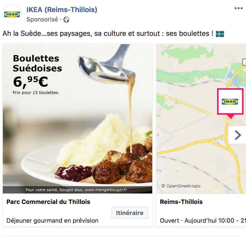 Ikea Facebook Ad