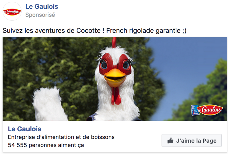 Le Gaulois Facebook Ad