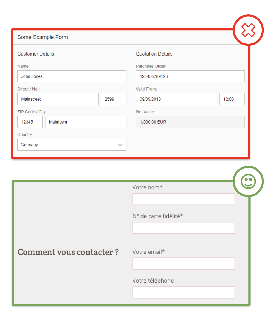 UX : 15 Bonnes Pratiques Pour Vos Formulaires De Contact | Decriiipt