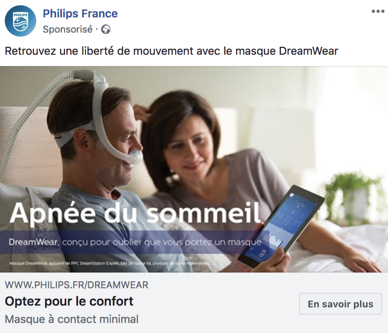 Philips Facebook Ad