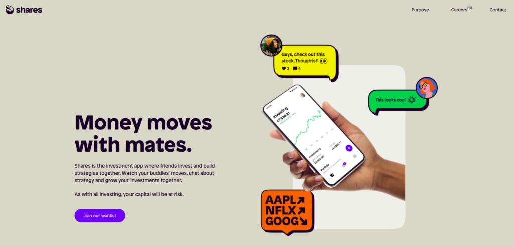 Shares, l'app sociale pour investir entre potes | Après BeReal, 7 autres applications que vous devriez ouvrir | Decriiipt